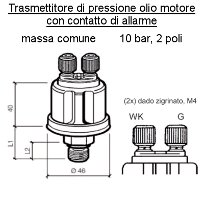1/20,3 cm NPT in acciaio INOX metrico compatibile AITOCO sensore pressione olio auto adattatore 